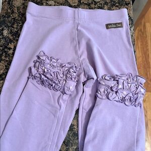 New purple ruffle pants